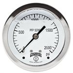 SS 2.5'' 0-2000 PSI 1 / 4'' NPT BACK