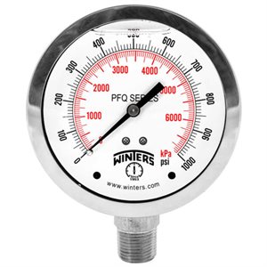 LF / BR 2.5'' 0-10,000 PSI / BAR 7 / 16''-20 SAE BTM