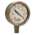 LF / SS 2.5'' 0-30'' VACUUM 1 / 4'' NPT BOTTOM