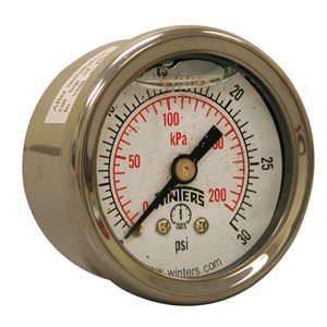LF / BR 1.5" x 1 / 8" NPT BACK 0 / 30 PSI / KPA