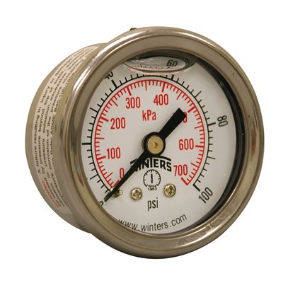 LF / BR 1.5'' x 1 / 8'' NPT BACK 0 / 100 PSI / KPA