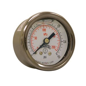 LF / SS 1.5"x1 / 8" NPT BACK 0 / 30 PS / KPA