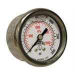 LF / SS 1.5"x1 / 8" NPT BACK 0 / 3000 PSI / KPA