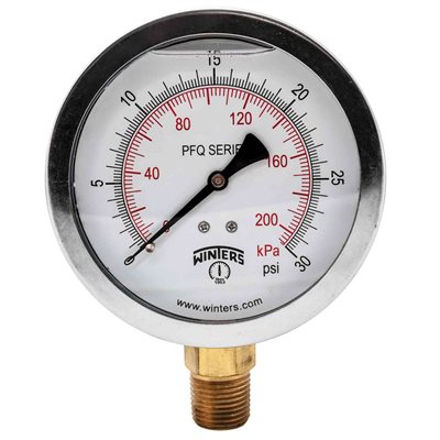 QUALITY LF 4''x1 / 2''NPT BTM 0 / 30 PSI / KPA