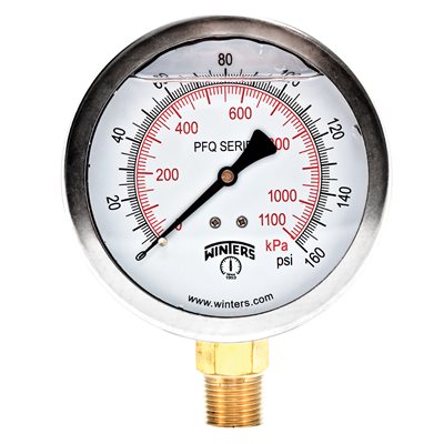 QUALITY LF 4''x1 / 2''NPT BTM 0 / 160 PSI / KPA