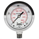 LF / SS 2.5'' 0-400 PSI / KPA 1 / 4'' NPT BOTTOM