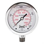 LF / SS 2.5'' 0-2000 PSI / KPA 1 / 4'' BOTTOM