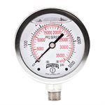 LF / SS 2.5'' 0-5000 PSI / KPA 1 / 4'' BOTTOM