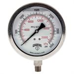 QUAL LF / SS 4''x1 / 4''NPT BTM 0 / 3000 PSI / KPA