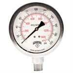 QUAL LF / SS 4''x1 / 2''NPT BTM 0 / 200 PSI / KPA