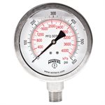 QUAL LF / SS 4''x1 / 2''NPT BTM 0 / 600 PSI / KPA