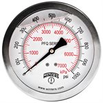 QUAL LF / SS 4''x1 / 4''NPT BACK 0 / 1000PSI / KPA