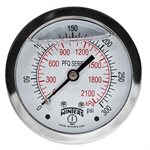 LF / SS 2.5'' 0-300 PSI / KPA 1 / 4'' NPT BACK