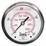 LF / SS 2.5" 0-400 PSI / KPA 1 / 4" NPT BACK