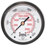 LF / SS 2.5'' 0-5000 PSI / KPA 1 / 4'' NPT BACK