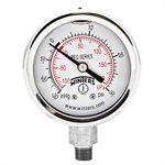2'' x 1 / 8'' NPT BTM SS, 30”-0-30 PSI / KPA, GLYCERIN FILLED