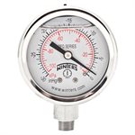 2'' x 1 / 8'' NPT BTM SS, 30" HG VACUUM / KPA, GLYCERIN FILLED