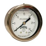 2'' x 1 / 4'' NPT BCK SS, 0-30 PSI, GLYCERIN FILLED