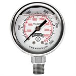 2'' x 1 / 4'' NPT BTM SS, 0-5,000 PSI / KPA, GLYCERIN FILLED