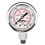 2'' x 1 / 8'' NPT BTM SS, 0-5,000 PSI / KPA, GLYCERIN FILLED