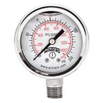2'' x 1 / 4'' NPT BTM SS, 0-200 PSI / KPA, GLYCERIN FILLED