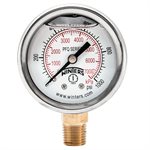 2'' x 1 / 4'' NPT BTM BRASS, 0-1,000 PSI / KPA, GLYCERIN FILLED
