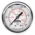 2'' x 1 / 4'' NPT BCK BRASS, 0-1,500 PSI / KPA, GLYCERIN FILLED