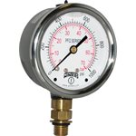 LF / BR 2.5'' 0-1,000 PSI / BAR 7 / 16''-20 SAE BTM