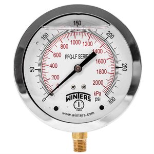 PFQ-LF SERIES (LEAD-FREE) 4'' 0 / 300 PSI / KPA 1 / 4'' NPT LM
