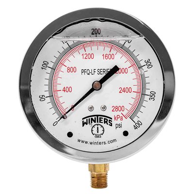 PFQ-LF SERIES (LEAD-FREE) 4'' 0 / 400 PSI / KPA 1 / 4'' NPT LM