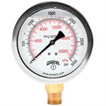 QUALITY LF 4"x1 / 2"NPT BTM 0 / 3000 PSI / KPA