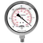 QUAL. LF / SS 4"x1 / 4" NPT BTM 0 / 30"VAC / KPA