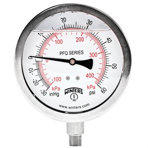 QUAL LF / SS 4"x1 / 4" BTM 30" / 0 / 60 PSI / KPA