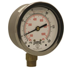 2-1 / 2'' X 1 / 4'' BTM LF / BR 30 / 0 / 150 PSI