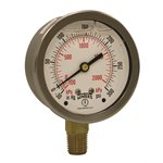 2.5" X 1 / 4" BTN LF / BR 30 / 0 / 300 PSI / KPA