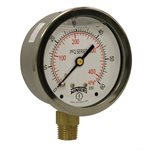 LF / BR 2.5" 0-60 PSI / KPA 1 / 4" NPT BTM.