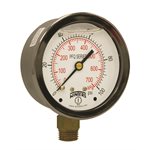 LF / BR 2.5" 0-100 PSI / KPA 1 / 4" NPT BTM.