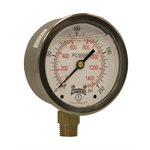 LF / BR 2.5" 0-200 PSI / KPA 1 / 4" NPT BTM.