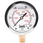 LF / BR 2.5'' 0-1500 PSI / KPA 1 / 4'' NPT BTM.