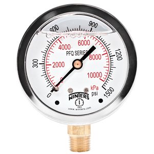 LF / BR 2.5'' 0-1500 PSI / KPA 1 / 4'' NPT BTM.