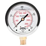LF / BR 2.5'' 0-400 PSI / KPA 1 / 4'' NPT BTM.