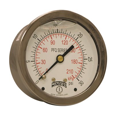 LF / BR 2.5'' 0-30 PSI / KPA 1 / 4'' NPT BACK