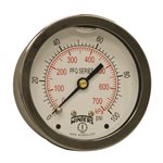 LF / BR 2.5'' 0-100 PSI / KPA 1 / 4'' NPT BACK
