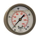 LF / BR 2.5" 0-200 PSI / KPA 1 / 4" NPT BACK