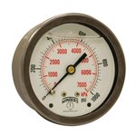 LF / BR 2.5'' 0-1000 PSI / KPA 1 / 4'' NPT BACK