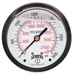 LF / BR 2.5'' 0-3000 PSI / KPA 1 / 4'' NPT BACK