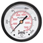 LF / BR 2.5'' 0-10,000 PSI / KPA 1 / 4'' BACK