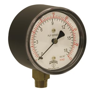 LOW PRESSURE 2.5'' 0-32''OZ 1 / 4'' NPT BTM