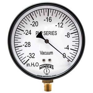 4" x 1 / 4" NPT 0 / 32" H20 VACUUM BRASS