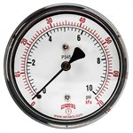 2.5" 1 / 4 BACK 0-10 PSI / KPA